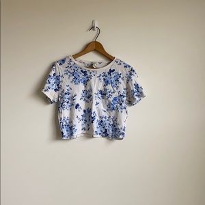 Floral Crop Tee